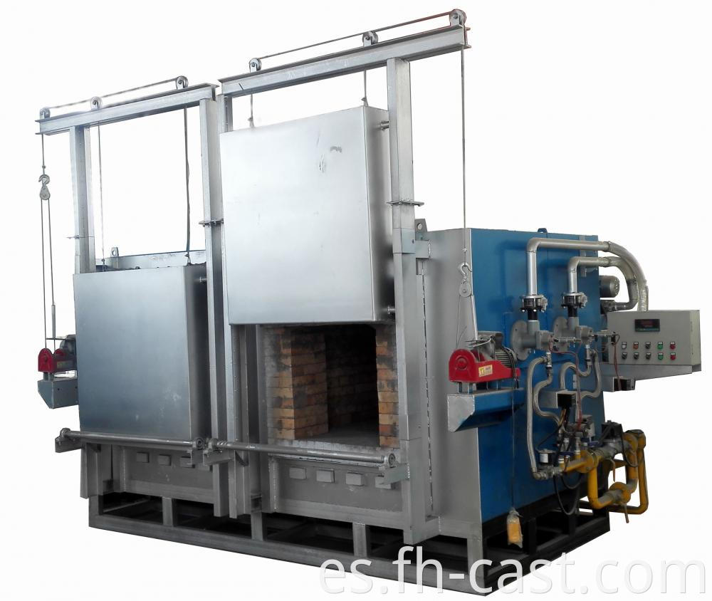 Double chamber gas fired roaster